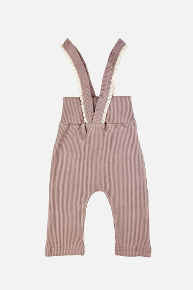 lace overall leggings || rose dust