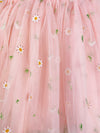 tulle spring floral dress || pink