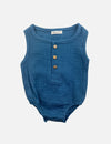 joey linen onesie || sea blue