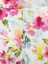 ruffle bell bottom onesie || watercolor floral