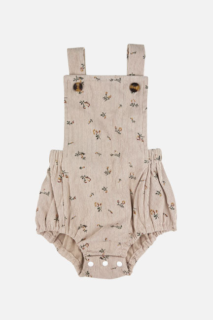 piper corduroy floral romper || toast
