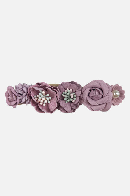 embellished floral headband || orchid bouquet