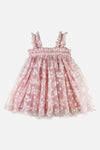 sparkle tulle daisy dress || pink