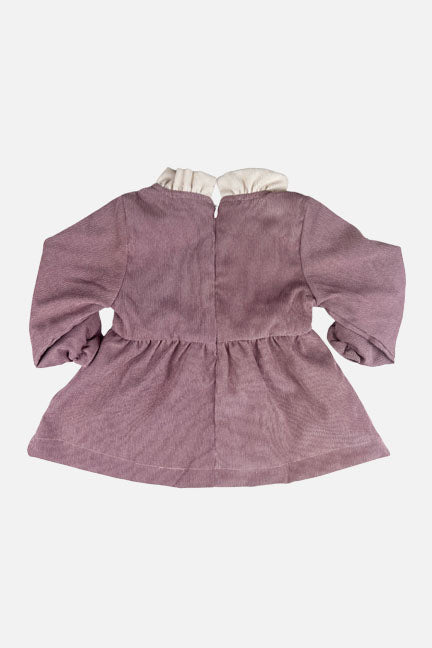 dorit big bow corduroy dress || vintage lavender