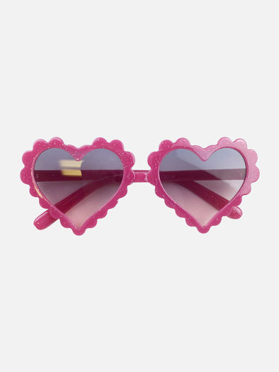 glitter heart sunglasses || rosebud