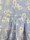 daisy onesie dress set || light blue