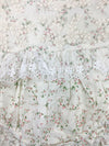 kinsley 2 pc onesie set || cream floral