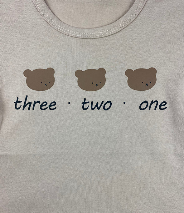 counting bear t-shirt || mocha