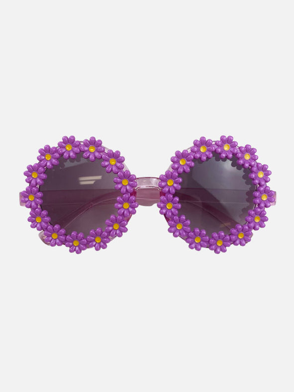 daisy rim sunglasses || purple