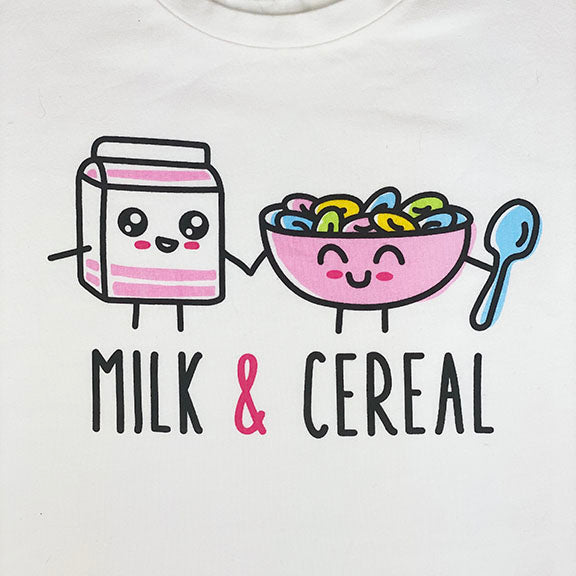 box tee || milk & cereal