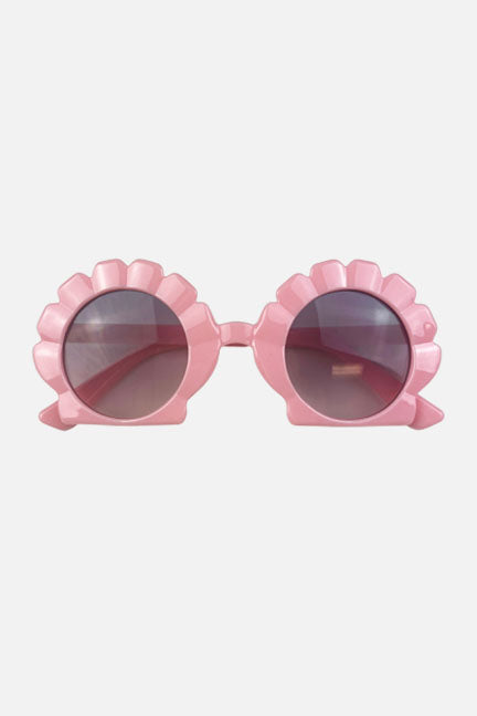 seashell sunglasses || coral pink