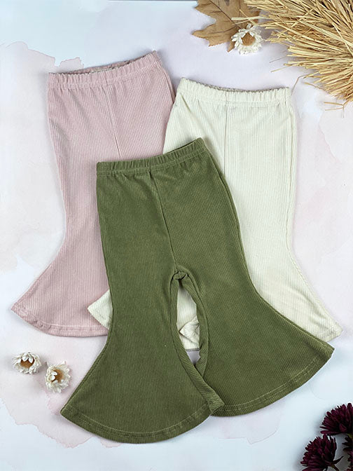 faux suede bell bottoms || rose