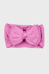 big bow knotted headband || bubble gum