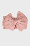 nylon big bow headband || blossom