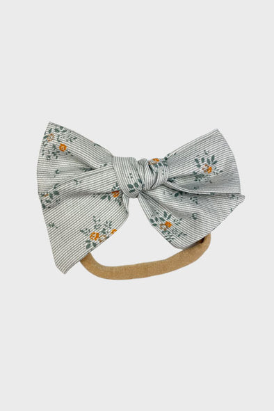 floral bow headband || english ivy