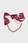 tropical bow headband || port