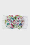 nylon bow headband || butterfly floral