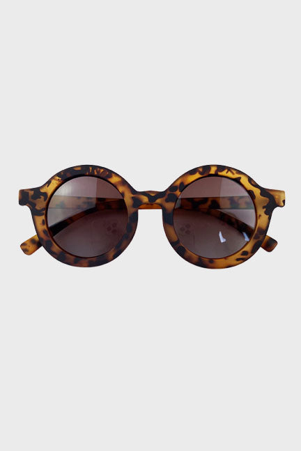 retro round sunglasses || tortoise shell