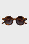 retro round sunglasses || tortoise shell