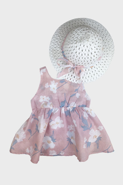 greta 2 pc dress set || summer floral