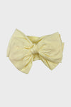nylon big bow headband || lemonade