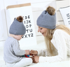 mommy and me beanies || gray