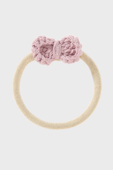 crochet bow headband || lavender